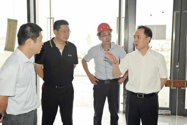 南通通州区领导调研开元官方网站 高新区新址