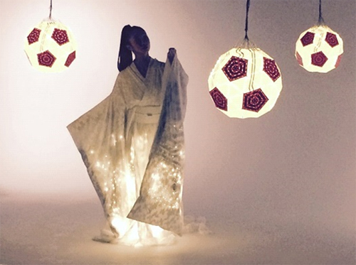 “飘柔似轻纱”，用导电膏在布料上形成电路！